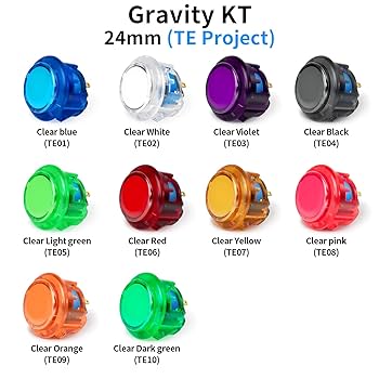 Amazon.co.jp: QANBA Gravity KT アケコン ボタン 可変